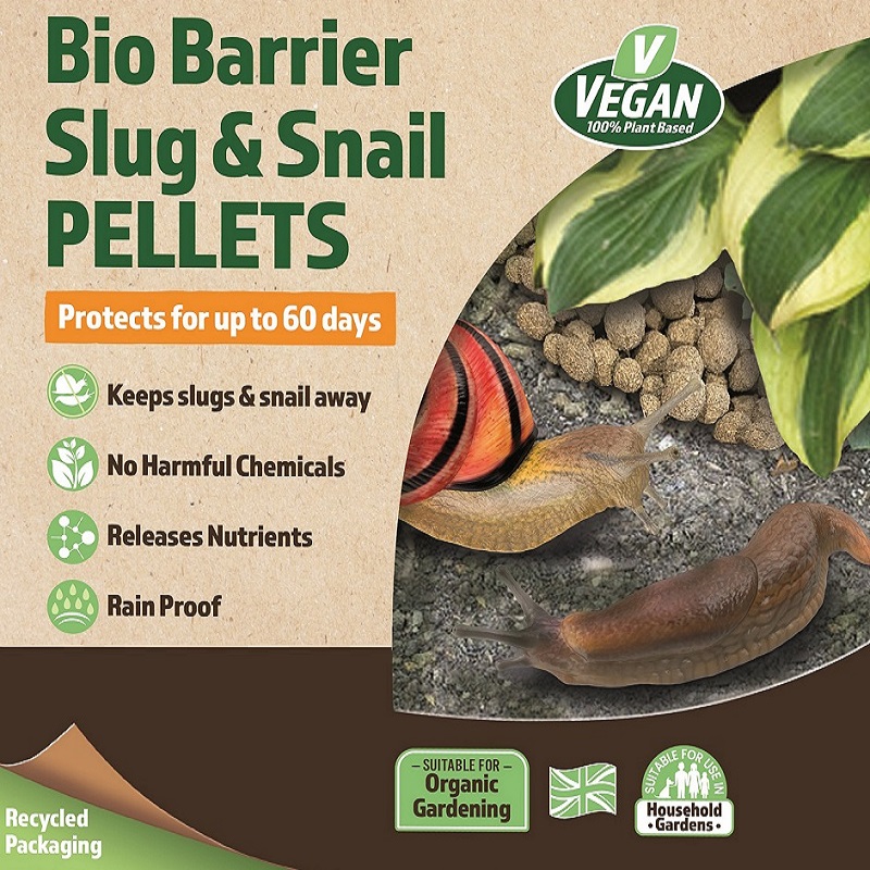Doff Green Fingers Bio Barrier Slug Snail Protection Pellets 500g FAD